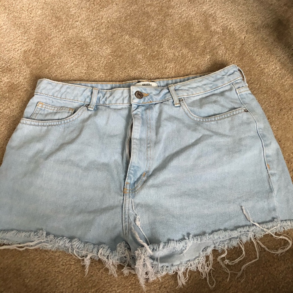 Forever 21 high waisted Jean shorts